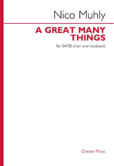 A Great Many Things SATB choral sheet music cover